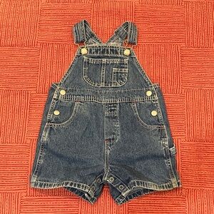 GAP toddler 18-24 months Denim Blue Kids jeans short Romper